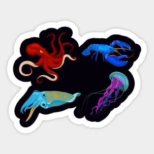 Bright Jellyfish Sticker